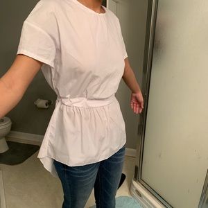 Cute Open Back Blouse